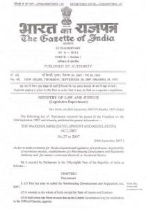 WDRA-gazette-notification